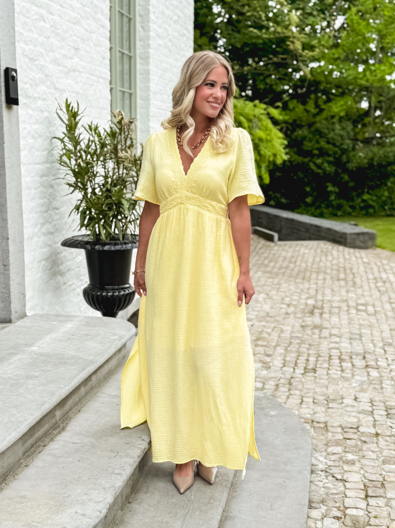 Robe longue Santa - Jaune