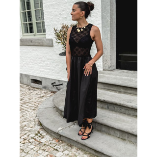 Robe longue Madalena - Noir