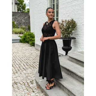 Robe longue Madalena - Noir