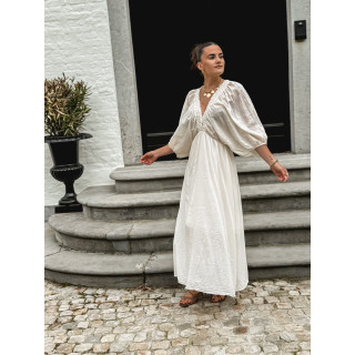 Robe longue Maggie - Ecru
