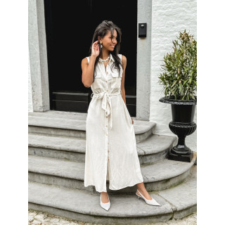 Robe longue Hilaria - Beige