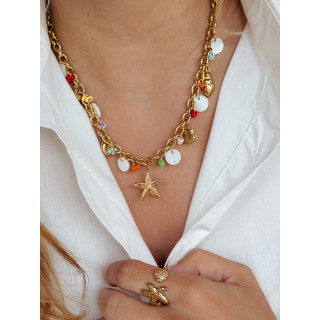 Collier Sea - Doré/Multicolore