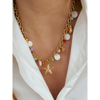 Collier Sea - Doré/Multicolore