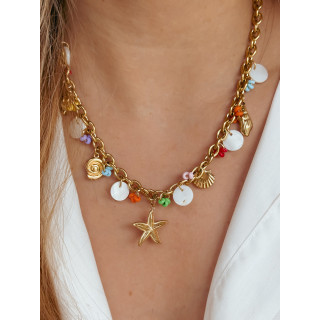 Collier Sea - Doré/Multicolore