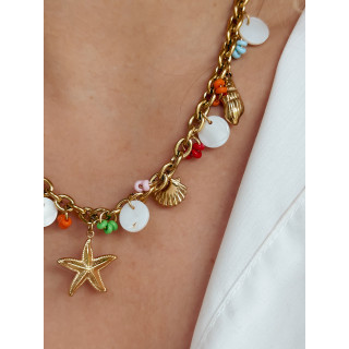 Collier Sea - Doré/Multicolore