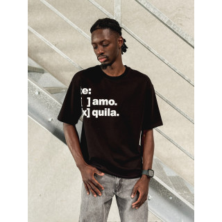 T-shirt " Te Amo Tequila " - Noir