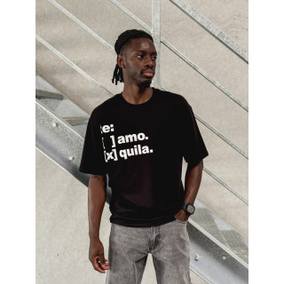 T-shirt " Te Amo Tequila " - Noir