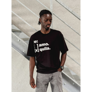 T-shirt " Te Amo Tequila " - Noir
