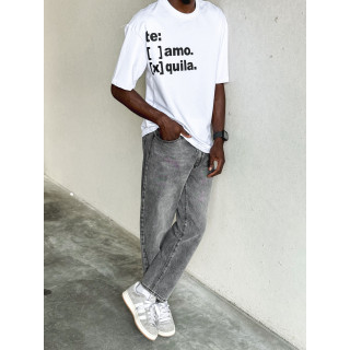 T-shirt " Te Amo Tequila " - Blanc