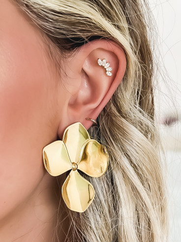 Boucles d'oreilles Lettonie -Doré