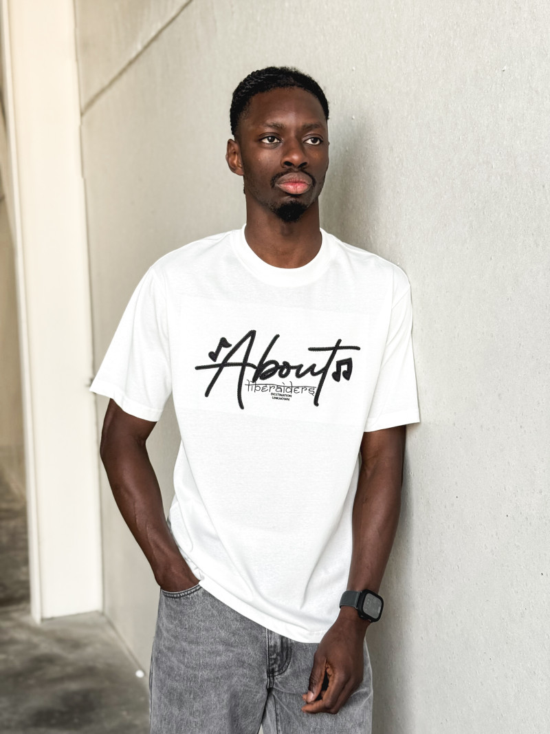 T-shirt About - Blanc
