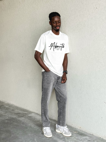 T-shirt About - Blanc
