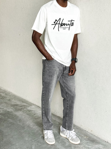 T-shirt About - Blanc