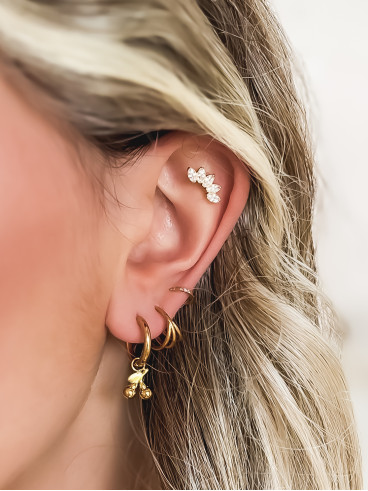 Boucles d'oreilles Shayna - Doré