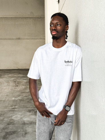 T-shirt "Take the Lamborghini " - Blanc