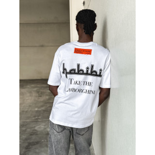 T-shirt "Take the Lamborghini " - Blanc