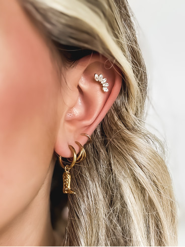 Boucles d'oreilles Western - Doré