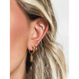 Boucles d'oreilles Western - Doré
