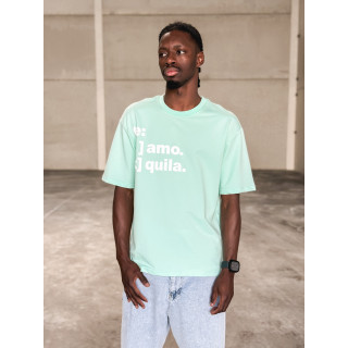 T-shirt " Te Amo Tequila " - Vert menthe