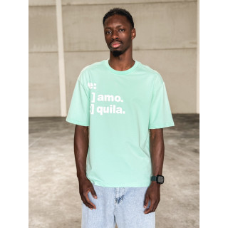 T-shirt " Te Amo Tequila " - Vert menthe