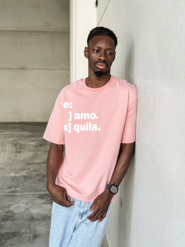 T-shirt " Te Amo Tequila " - Rose