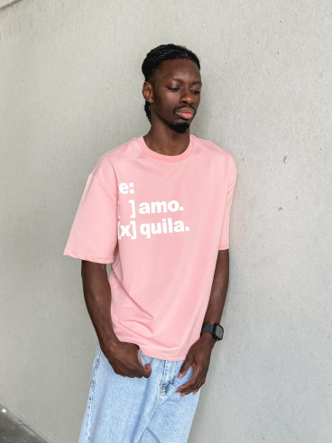 T-shirt " Te Amo Tequila " - Rose