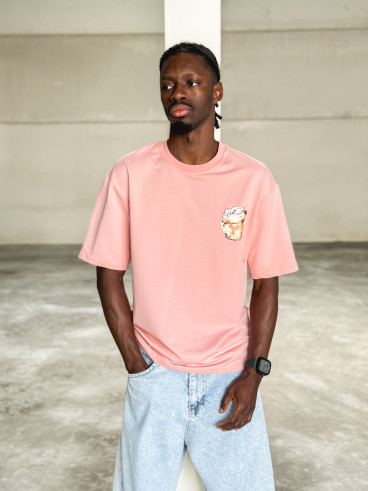 T-shirt '' All Starz Resort Club "- Rose