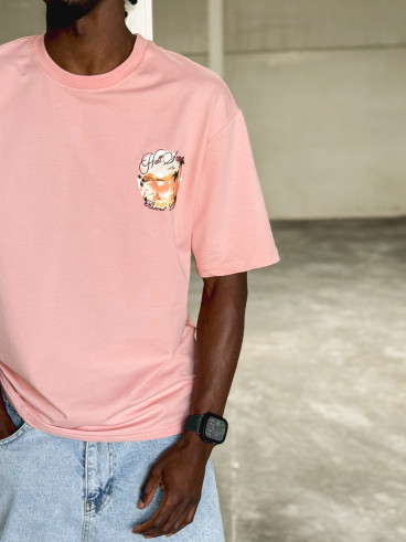 T-shirt '' All Starz Resort Club "- Rose