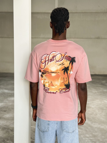 T-shirt '' All Starz Resort Club "- Rose