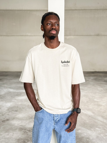 T-shirt "Take the Lamborghini " - Beige