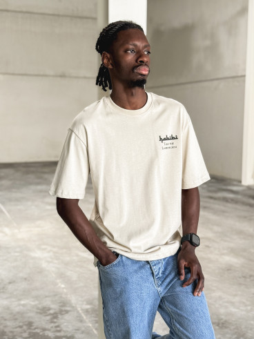 T-shirt "Take the Lamborghini " - Beige
