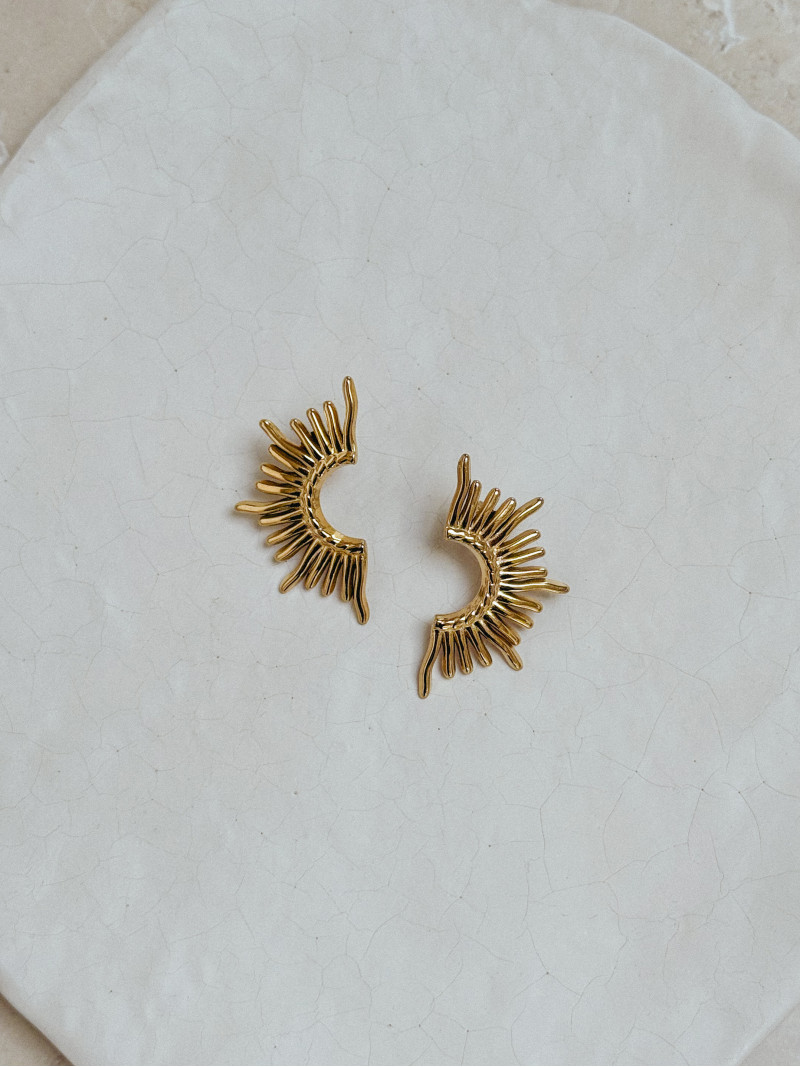 Boucles d'oreilles Zohra - Doré