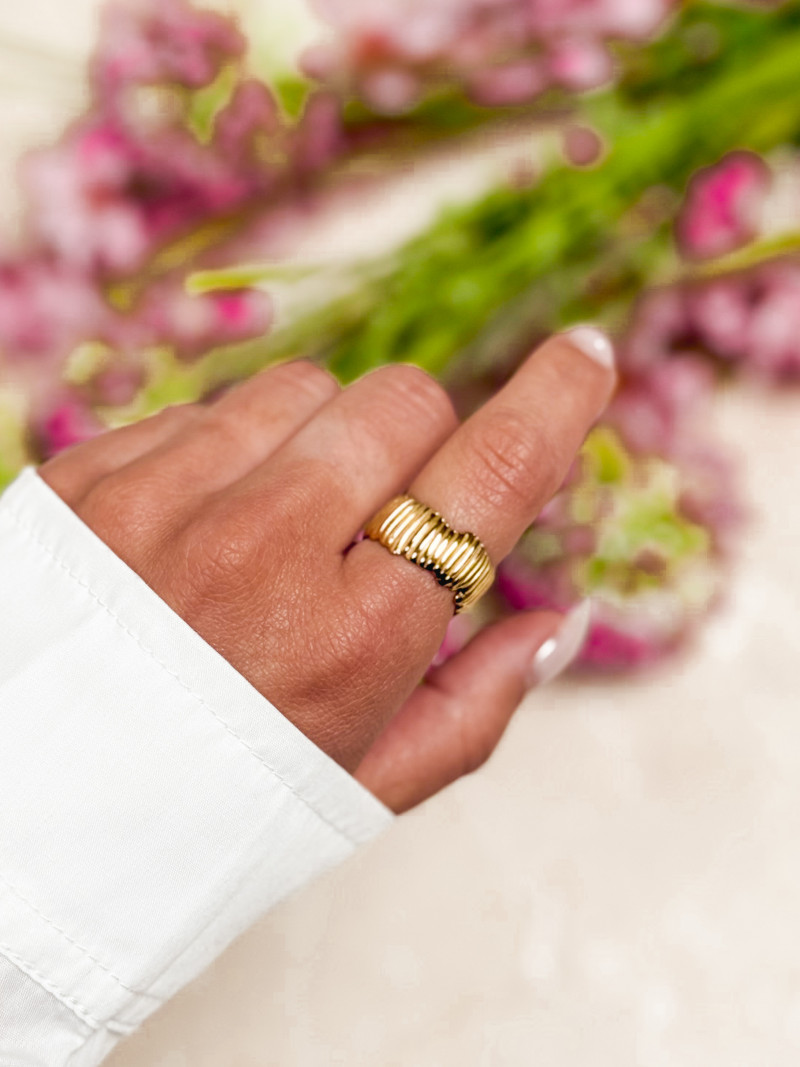 Bague Elodéa - Doré
