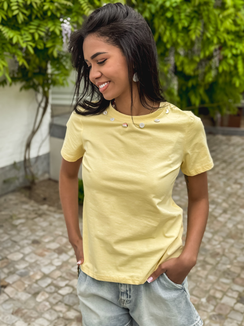 T-shirt Méridiana - Jaune