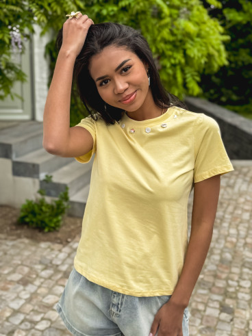 T-shirt Méridiana - Jaune