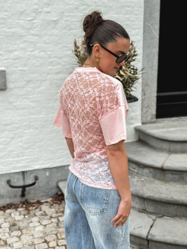 T-shirt Lynn - Rose