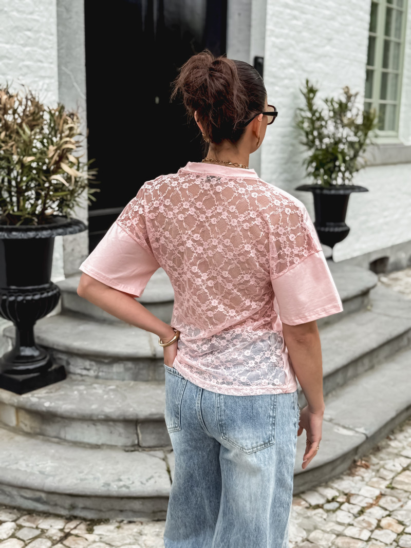 T-shirt Lynn - Rose
