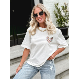 T-shirt Clémentina - Blanc
