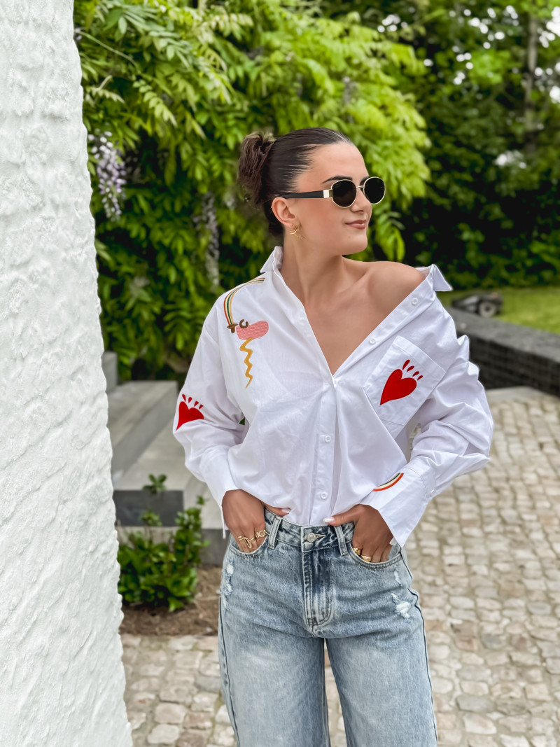 Chemise Funny - Blanc