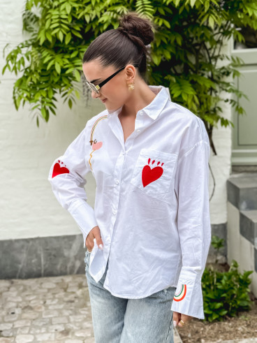 Chemise Funny - Blanc