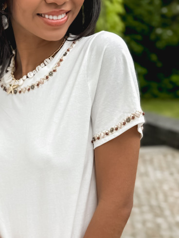 T-shirt Adhara - Blanc