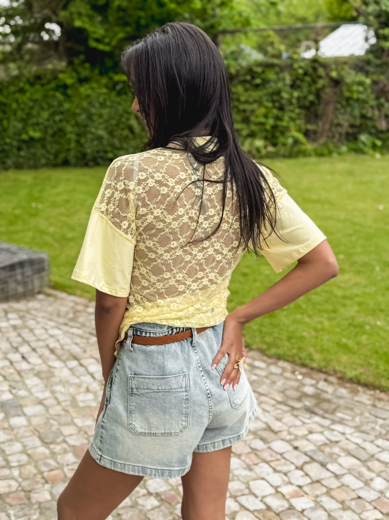 T-shirt Lynn - Jaune