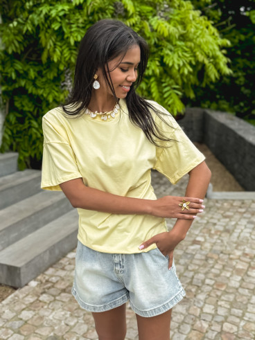 T-shirt Lynn - Jaune