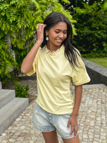 T-shirt Lynn - Jaune
