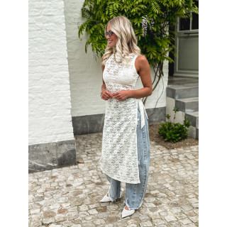 Blouse en dentelle Miranda - Crème