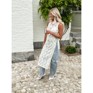 Blouse en dentelle Miranda - Crème