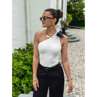 Blouse Vanny - Blanc/Noir