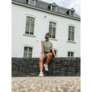 Gilet en jeans Estela - Kaki