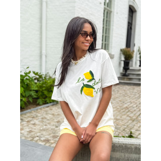 T-shirt Citronnelle - Blanc/Jaune