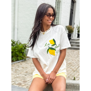 T-shirt Citronnelle - Blanc/Jaune